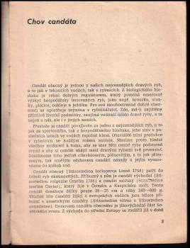 Jozef Mihálik: Chov candáta a umělý výtěr kapra