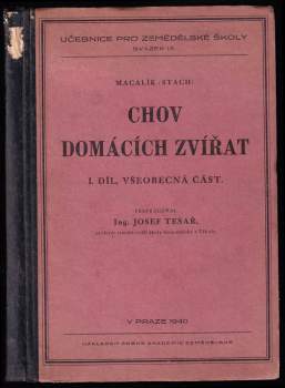 Antonín Stach: Chov domácích zvířat