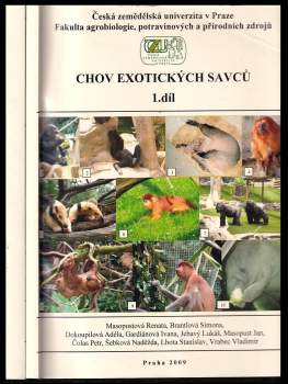 Renata Masopustová: Chov exotických savců