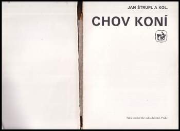 Jan Štrupl: Chov koní