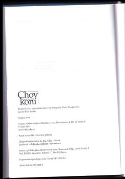 Jaromír Dušek: Chov koní