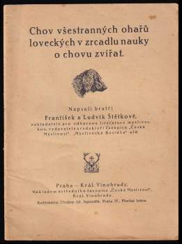 Chov všestranných ohařů loveckých v zrcadle nauky o chovu zvířat