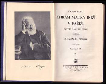Victor Hugo: Chrám Matky Boží v Paříži