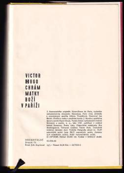 Victor Hugo: Chrám Matky Boží v Paříži