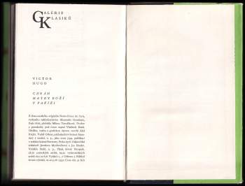 Victor Hugo: Chrám Matky Boží v Paříži