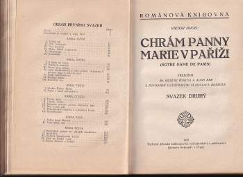 Victor Hugo: Chrám Panny Marie v Paříži: I.-II. díl KOMPLETNÍ