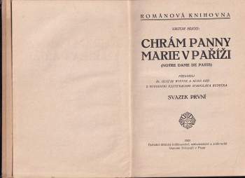 Victor Hugo: Chrám Panny Marie v Paříži: I.-II. díl KOMPLETNÍ