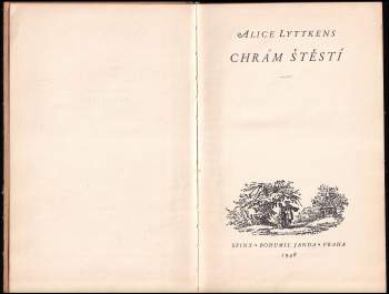 Alice Lyttkens: Chrám štěstí