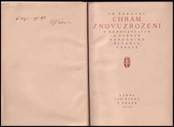 František Žákavec: Chrám znovuzrození