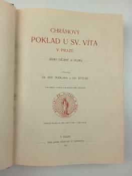 Antonín Podlaha: Chrámový poklad u Sv. Víta v Praze