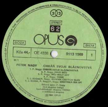 Peter Nagy: Chráň Svoje Bláznovstvá