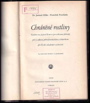 Jaromír Klika: Chráněné rostliny