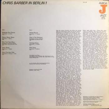 Chris Barber's Jazz Band: Chris Barber In Berlin 1