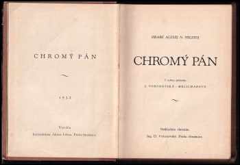 Aleksej Nikolajevič Tolstoj: Chromý pán