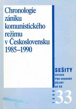 Chronologie zániku komunistického režimu v Československu 1985-1990