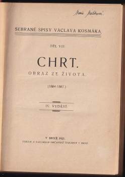 Václav Kosmák: Chrt