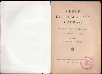 Rudolf Maria Hynek: Chrup klíčem krásy a zdraví