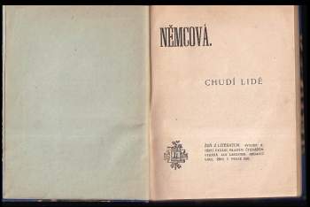 Božena Němcová: Chudí lidé