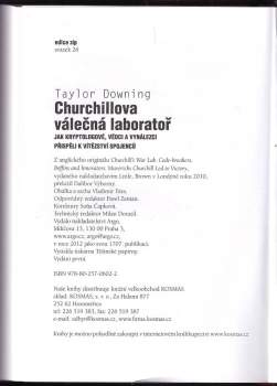 Taylor Downing: Churchillova válečná laboratoř