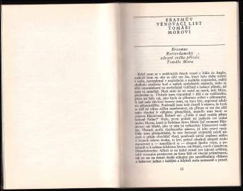 Desiderius Erasmus Rotterdamský: Chvála bláznivosti ; List Martinu Dorpiovi