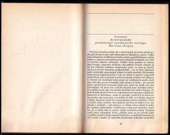 Desiderius Erasmus Rotterdamský: Chvála bláznivosti