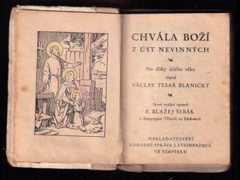 Václav Tesař-Blanický: Chvála Boží z úst nevinných