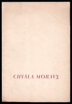 Chvála Moravy