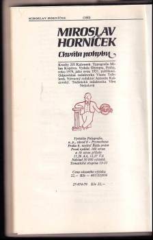 Miroslav Horníček: Chvála pohybu