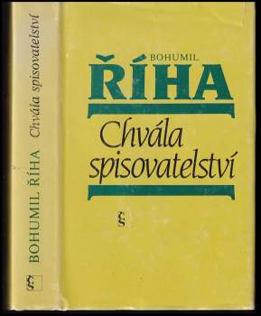 Chvála spisovatelství