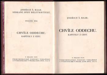 Jindřich Šimon Baar: Chvíle oddechu