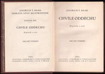 Jindřich Šimon Baar: Chvíle oddechu