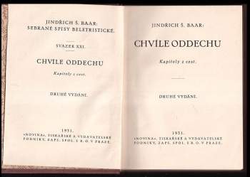 Jindřich Šimon Baar: Chvíle oddechu