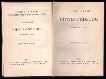 Jindřich Šimon Baar: Chvíle oddechu