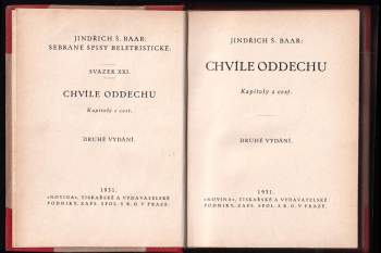 Jindřich Šimon Baar: Chvíle oddechu