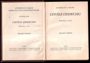 Jindřich Šimon Baar: Chvíle oddechu