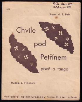 Chvíle pod Petřínem