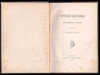 Karel Leger: Chvilku zas doma