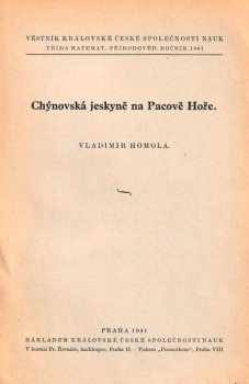 Chýnovská jeskyně na Pacově Hoře