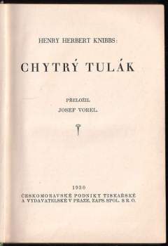 Henry Herbert Knibbs: Chytrý tulák