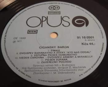 Johann Strauss Jr.: Cigánsky Barón