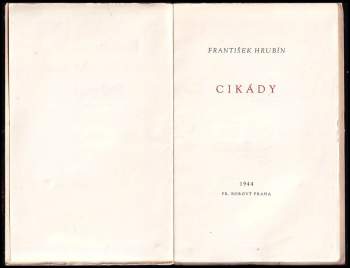 František Hrubín: Cikády