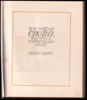 Karel Hynek Mácha: Cikáni