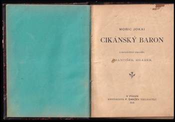 Mór Jókai: Cikánský baron