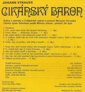 Johann Strauss Jr.: Cikánský Baron - Scény Z Operety (90 2)