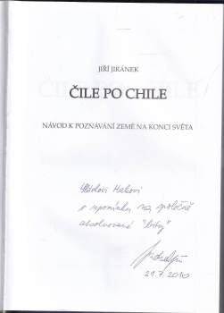 Jiří Jiránek: Čile po Chile