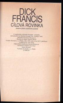 Cílová rovinka : detektivní příběh z dostihového prostředí