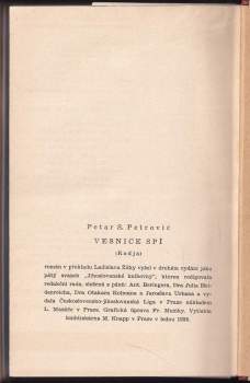Vladimir Levstik: Čin