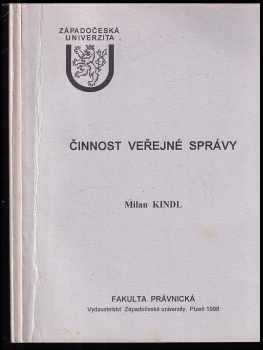 Činnost veřejné správy, obecná část správního práva