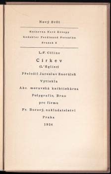 Louis Ferdinand Céline: Církev