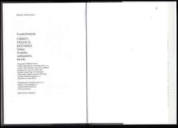 Tomáš Petráček: Církev, tradice, reforma